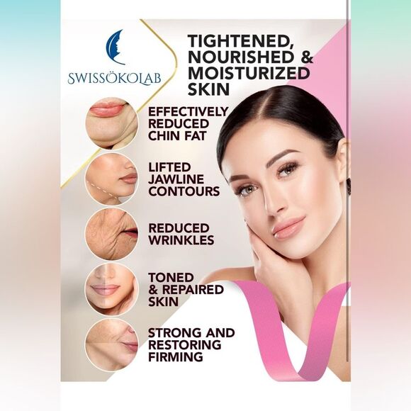 SWISSÖKOLAB V shape lifting up Face Mask 💗 hyaluronic acid 💗 - Picture 5 of 8